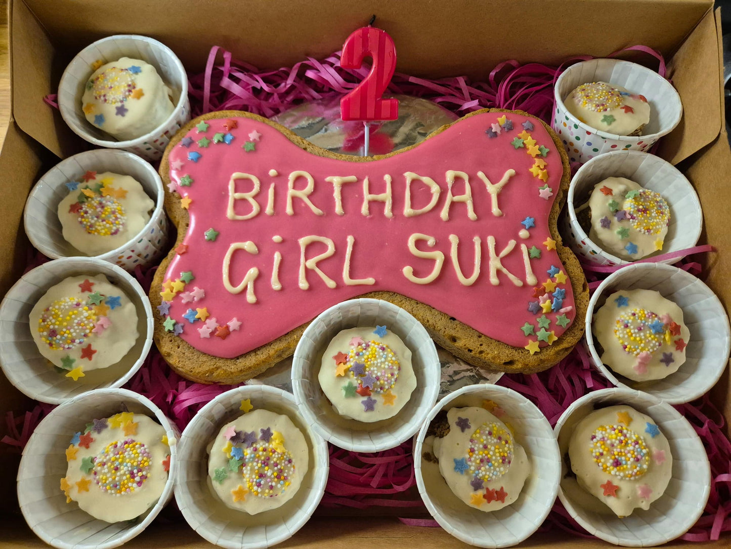 Birthday Cake + Cupcake Box