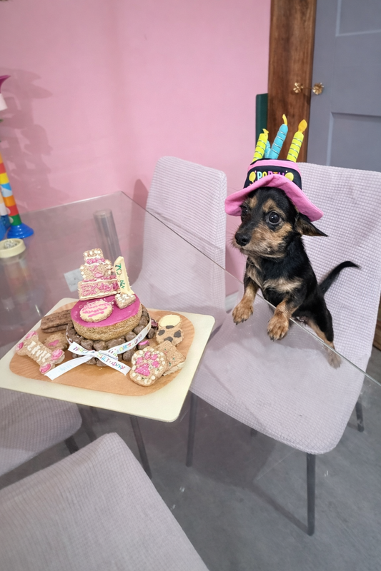 Birthday Cake with Biscuits Box